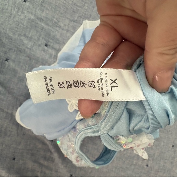 Sparkling Blue Costume Dress-women’s size large - Picture 3 of 15